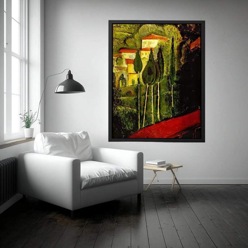 Paesaggio del Midi by Amedeo Modigliani Painting 