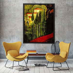 Paesaggio del Midi by Amedeo Modigliani Painting 
