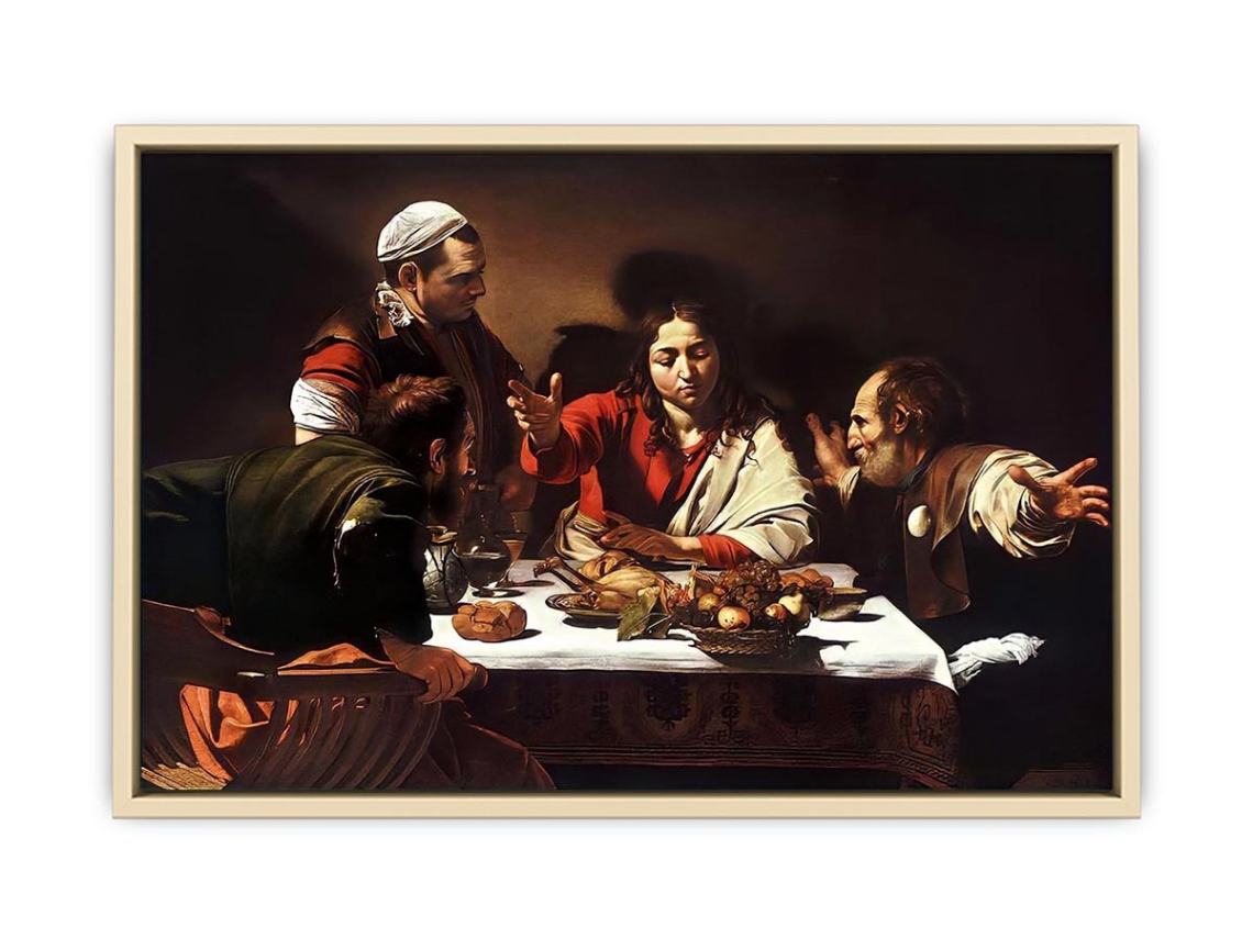 Supper at Emmaus 1601-02  Art Print