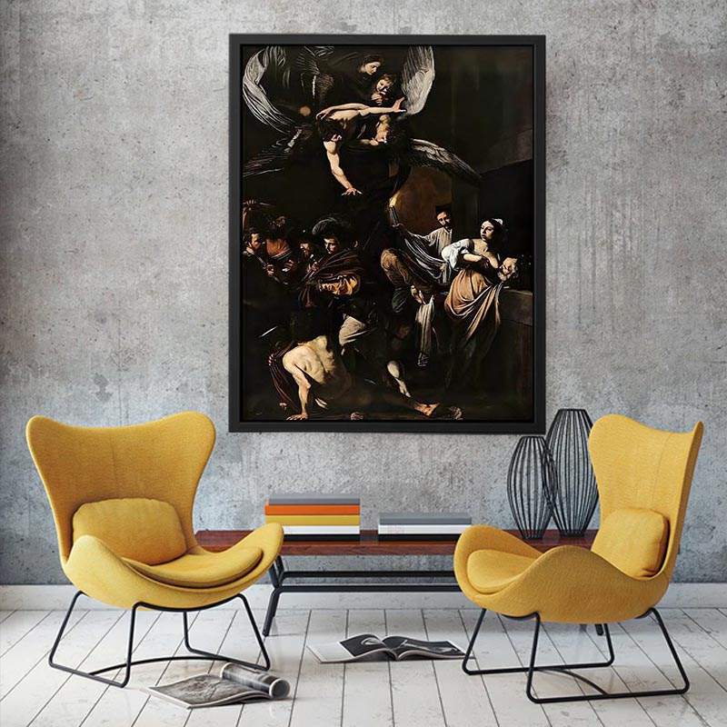 Seven Works of Mercy by Caravaggio Painting 