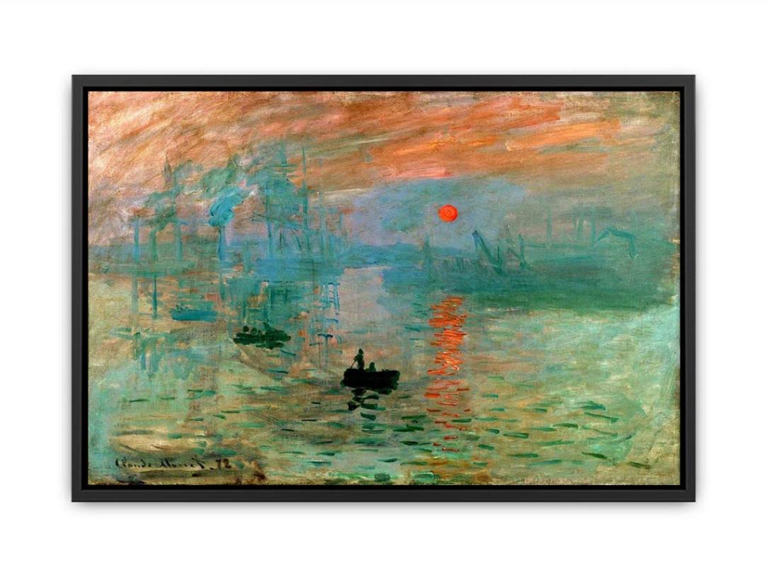 Impression Sunrise by Monet Canvas Print