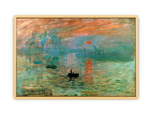 Impression Sunrise by Monet Streched canvas