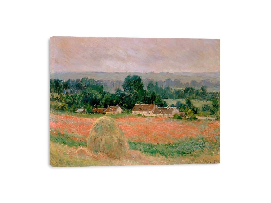 A Haystack by Claude Monet Painting 