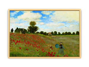 Poppies At Argenteuil Streched canvas