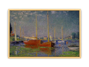 The Red Boats, Argenteuil Streched canvas