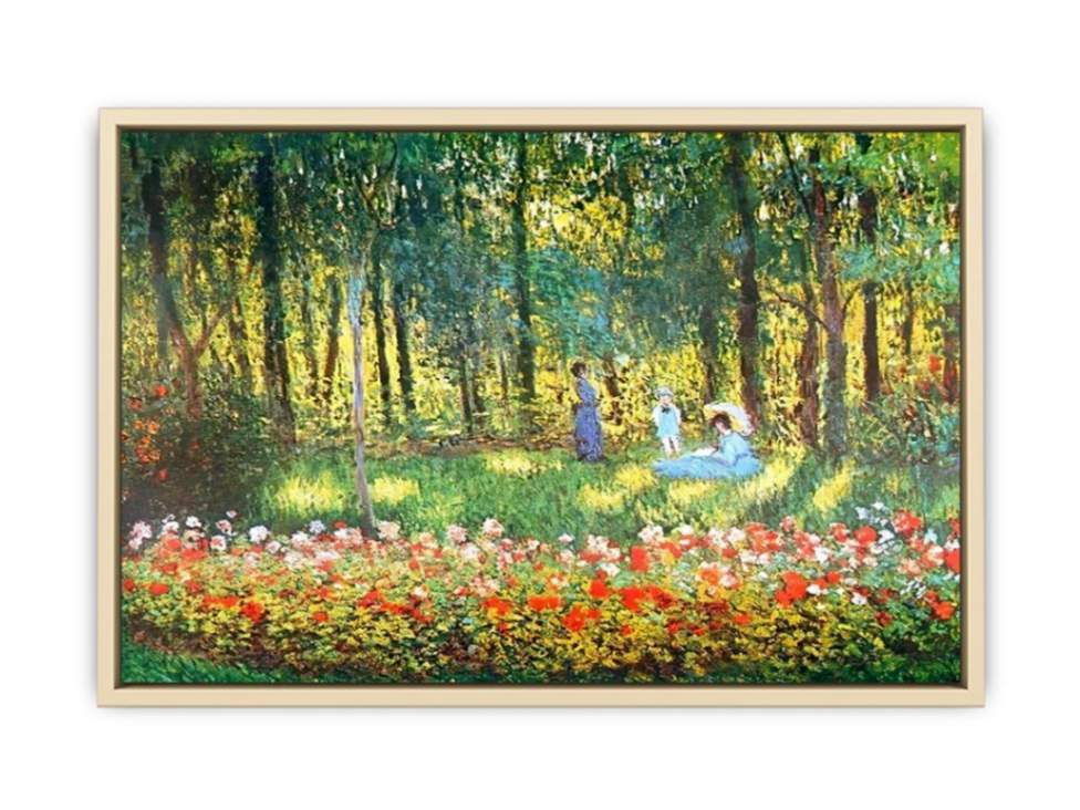 The Artists Family In The Garden  Art Print