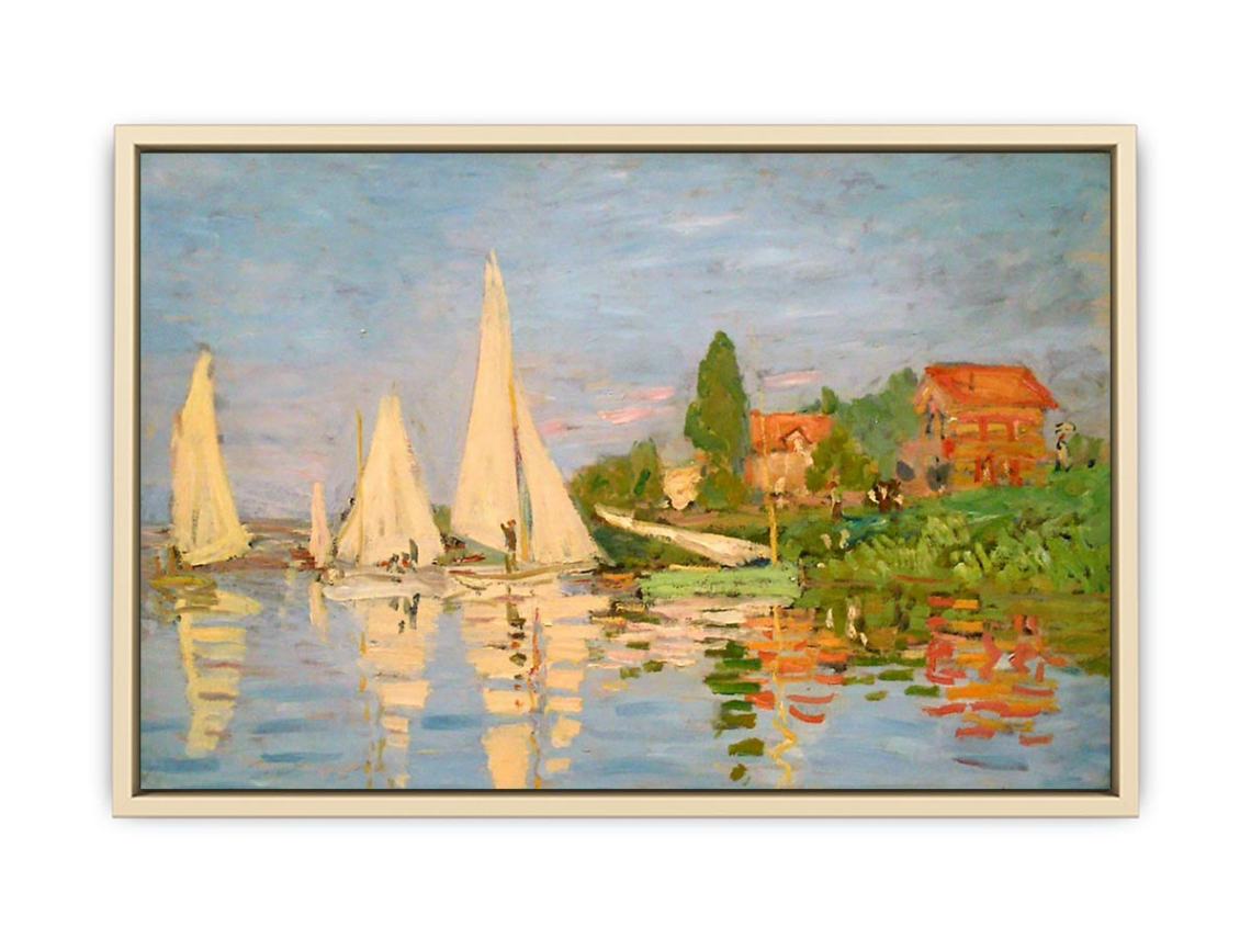 Regatta At Argenteuil  Art Print