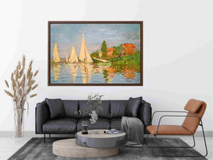Regatta At Argenteuil by Claude Monet Painting 