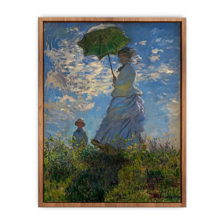 The Walk Woman With A Parasol  Poster