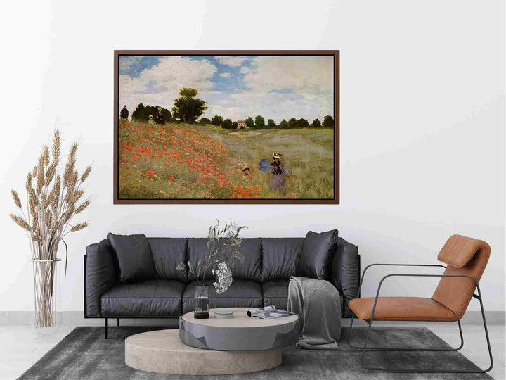 Wild Poppies Near Argenteuil Painting