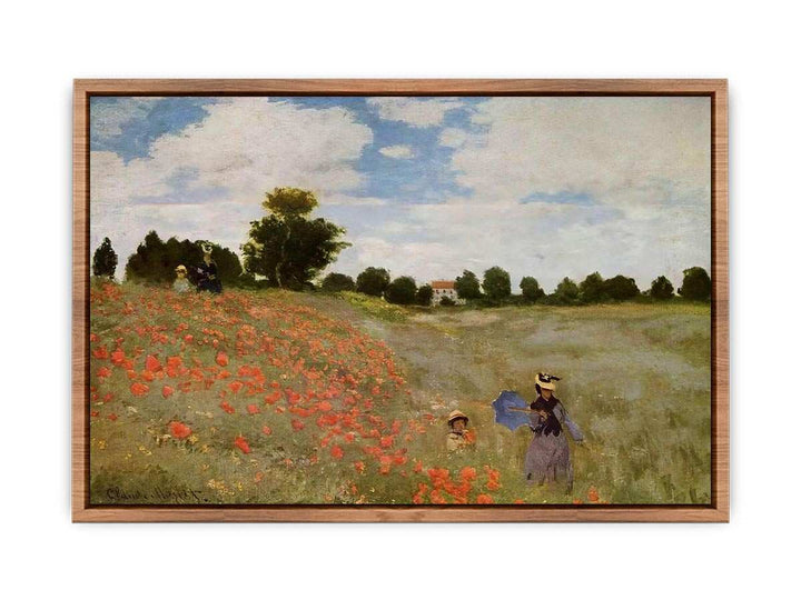 Wild Poppies Near Argenteuil  Poster