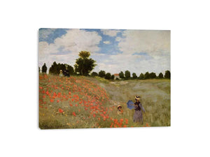 Wild Poppies Near Argenteuil by Claude Monet Painting 