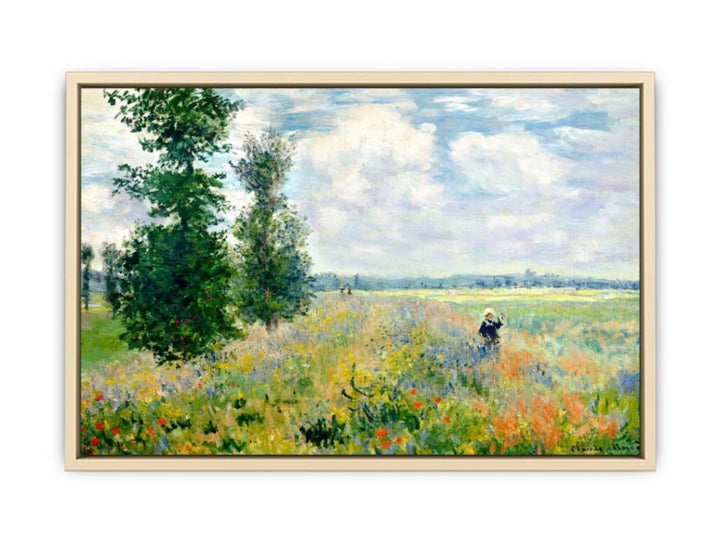 Poppy Field Argenteuil  Art Print