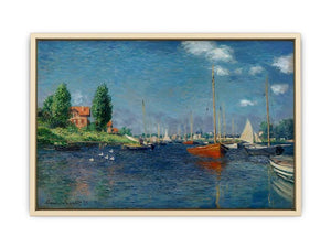 Argenteuil (Red Boats)  Art Print