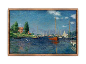 Argenteuil (Red Boats)  Poster