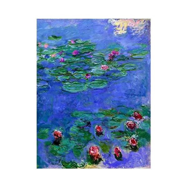 Red Water Lilies by Claude Monet
