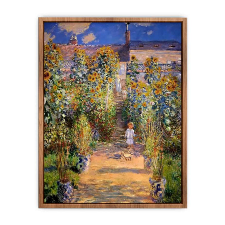 The Artist's Garden at Vetheuil 1880  Poster