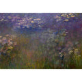 Agapanthus (center panel) by Claude Monet