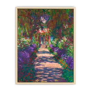 Pathway In Monets Garden At Giverny  Art Print