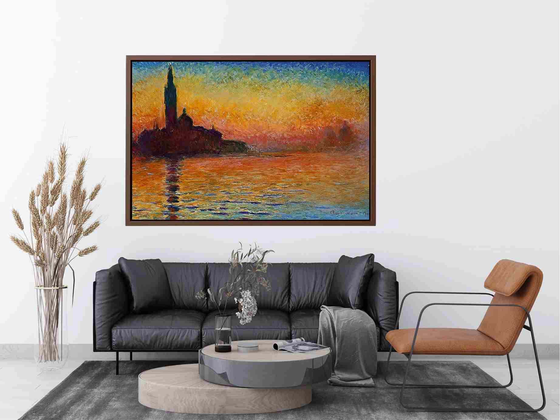 San Giorgio Maggiore At Dusk by Claude Monet Painting 