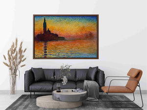 San Giorgio Maggiore At Dusk by Claude Monet Painting 