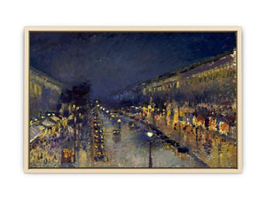 Boulevard Montmartre; Night Effect  Art Print