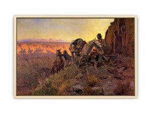 When Shadows Hint Death  Art Print
