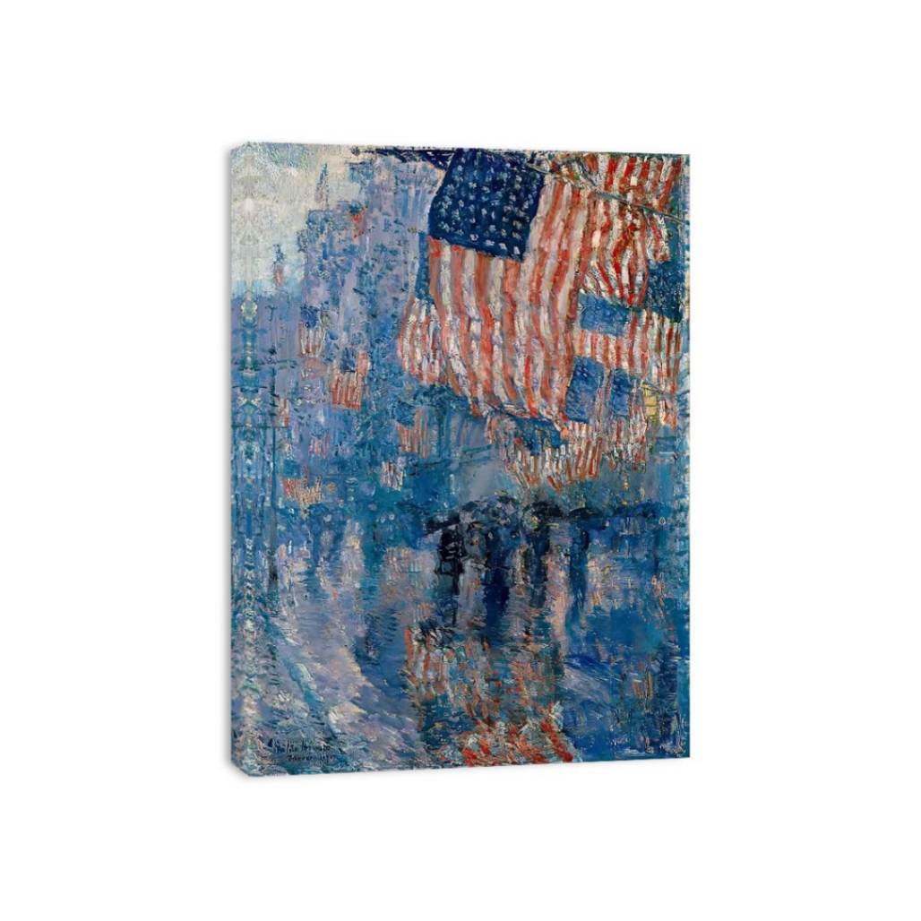 The Avenue in the Rain by Frederick Childe Hassam Painting 
