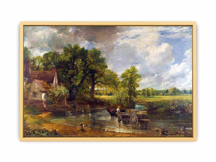 The Hay Wain by John Constable Streched canvas