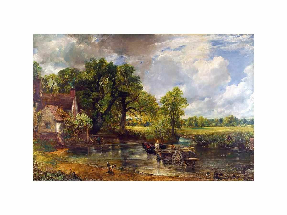 The Hay Wain by John Constable Painting 