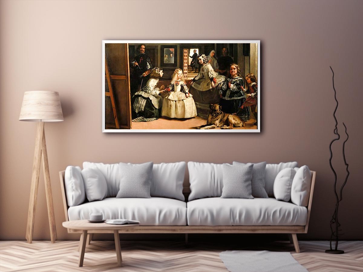 Las Meninas by Diego Rodriguez de Silva y Velazquez Painting 