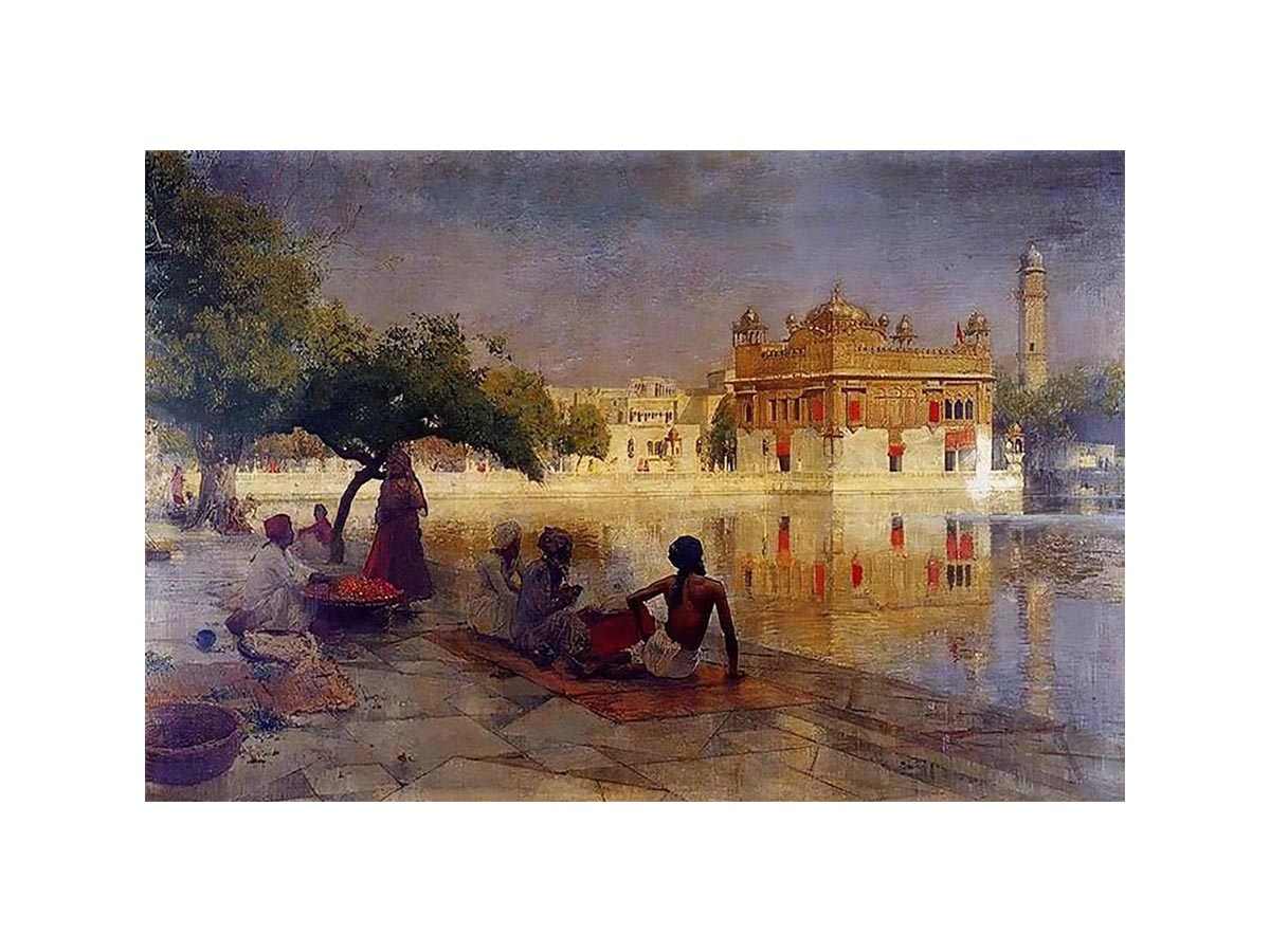 The Golden Temple Amritsar by Edwin Lord Weeks