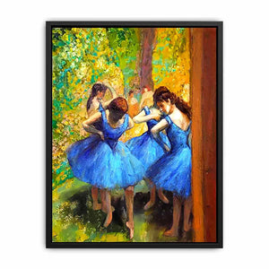 Dancer in blue by Edgar Degas Canvas Print