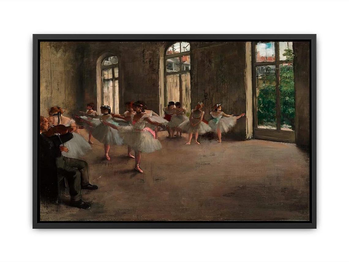 Ballet Rehearsal, 1873 Canvas Print