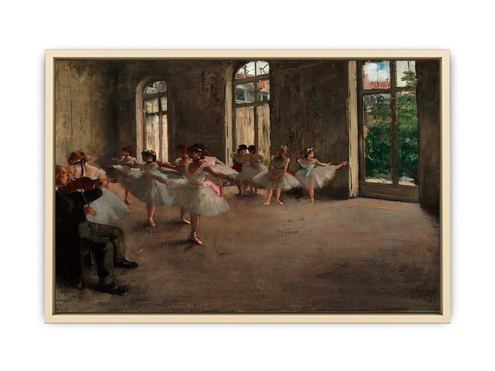 Ballet Rehearsal, 1873  Art Print