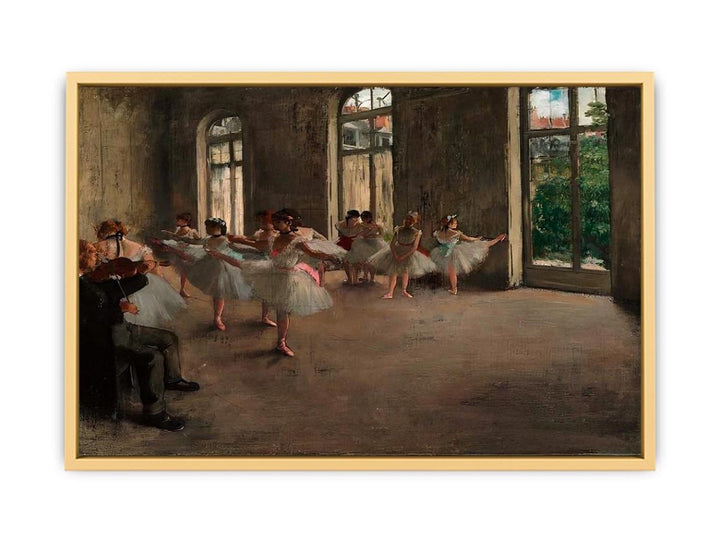 Ballet Rehearsal, 1873 Streched canvas