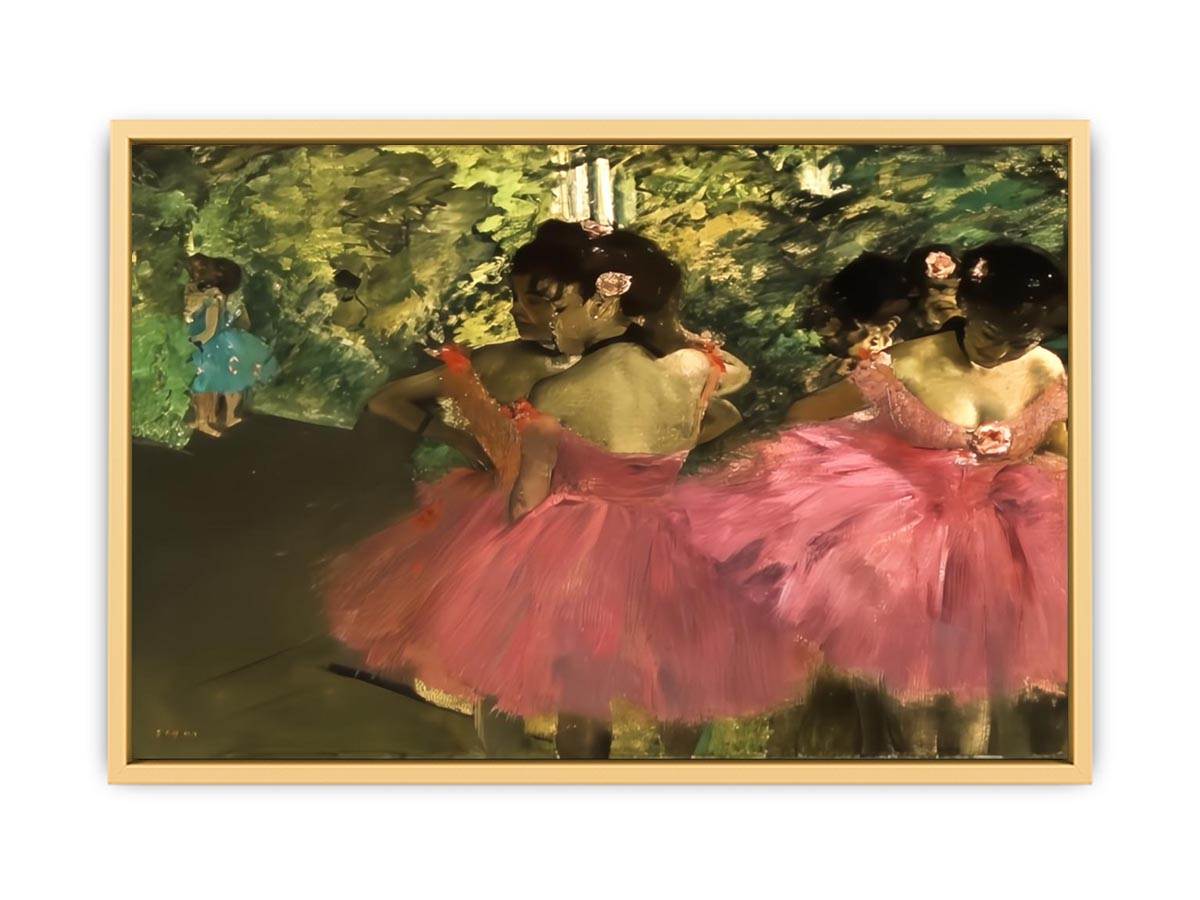 Dancers In Pink Streched canvas