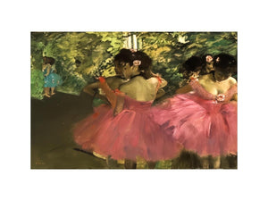 Dancers In Pink by Edgar Degas