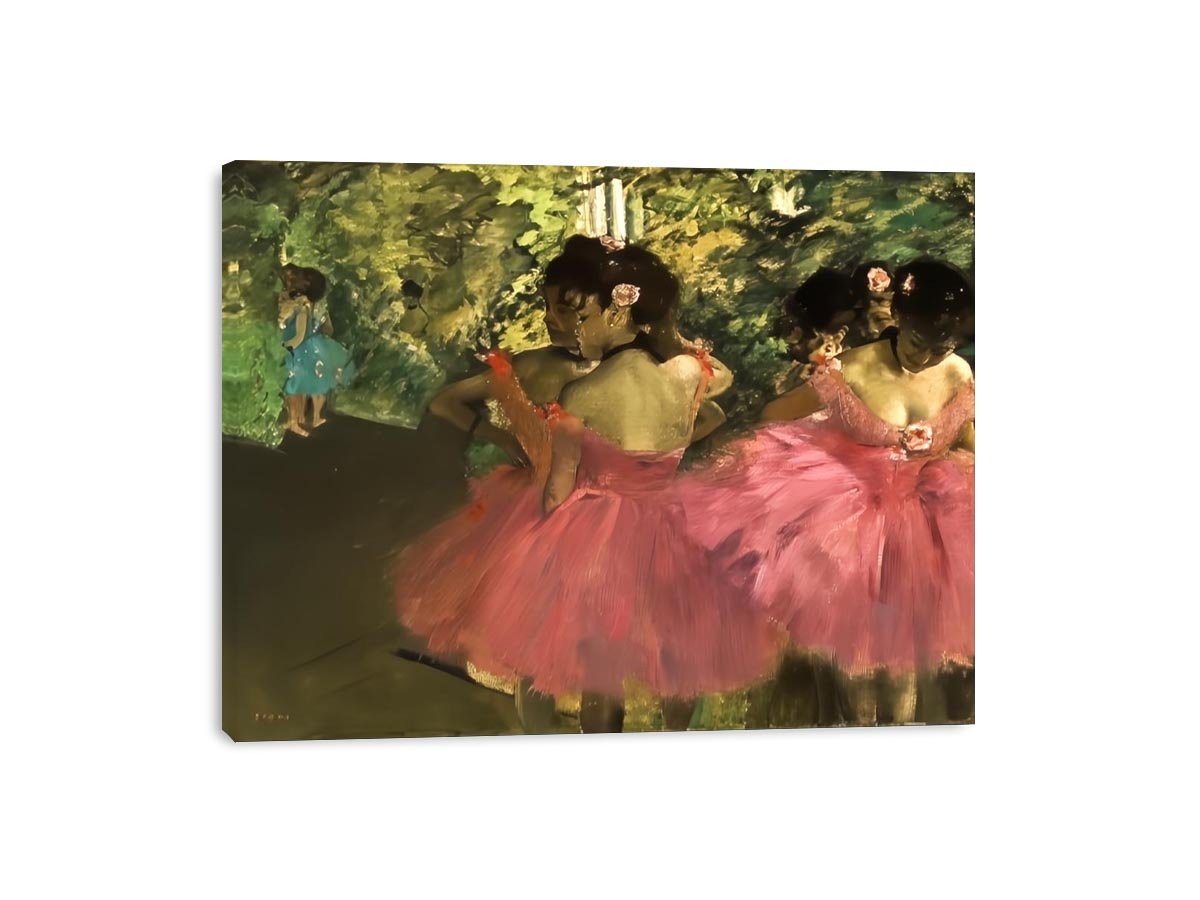Dancers In Pink by Edgar Degas Painting 