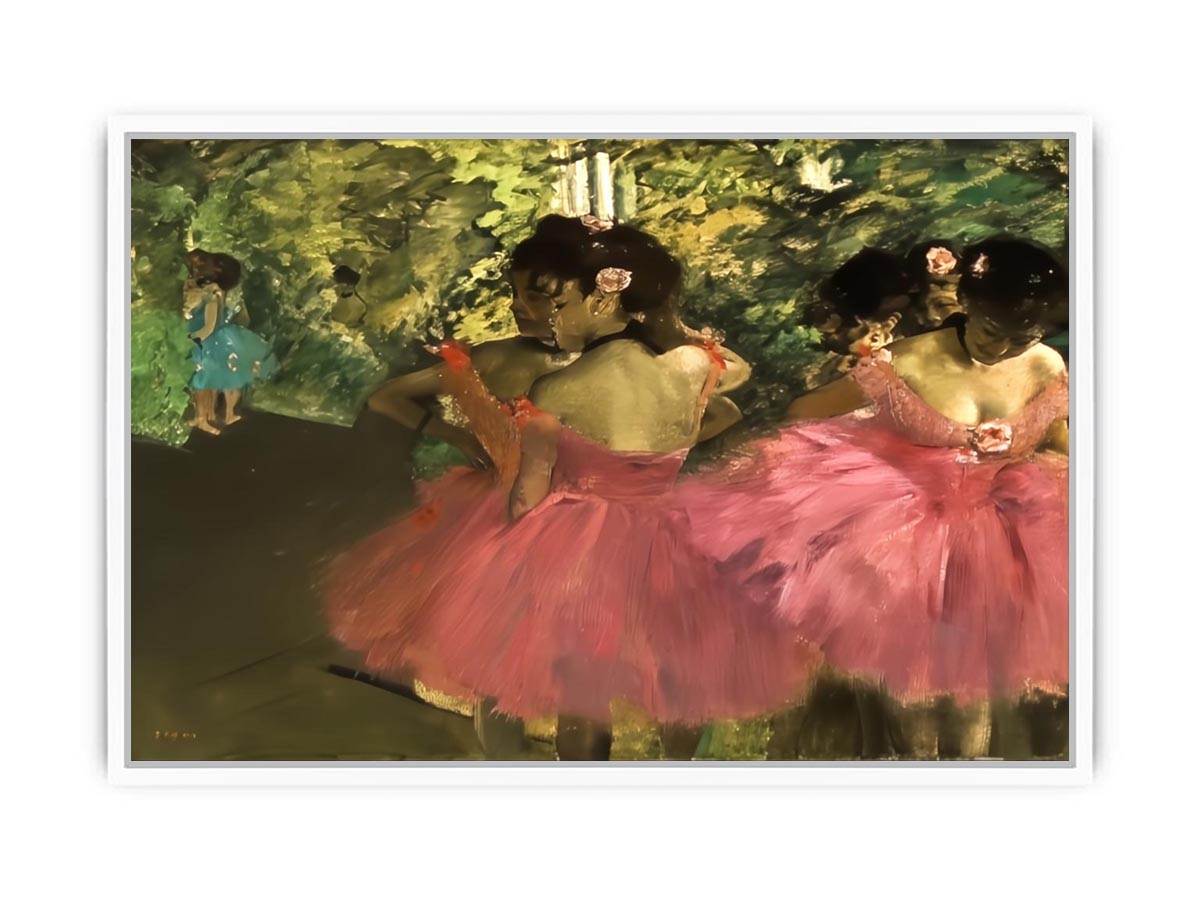 Dancers In Pink Framed Print