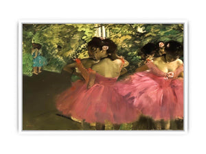 Dancers In Pink Framed Print