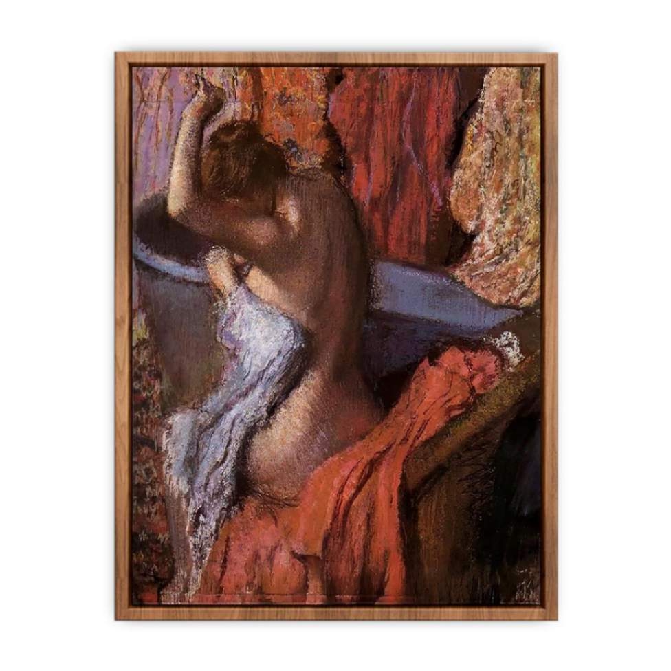 Seated Bather Drying Herself  Poster