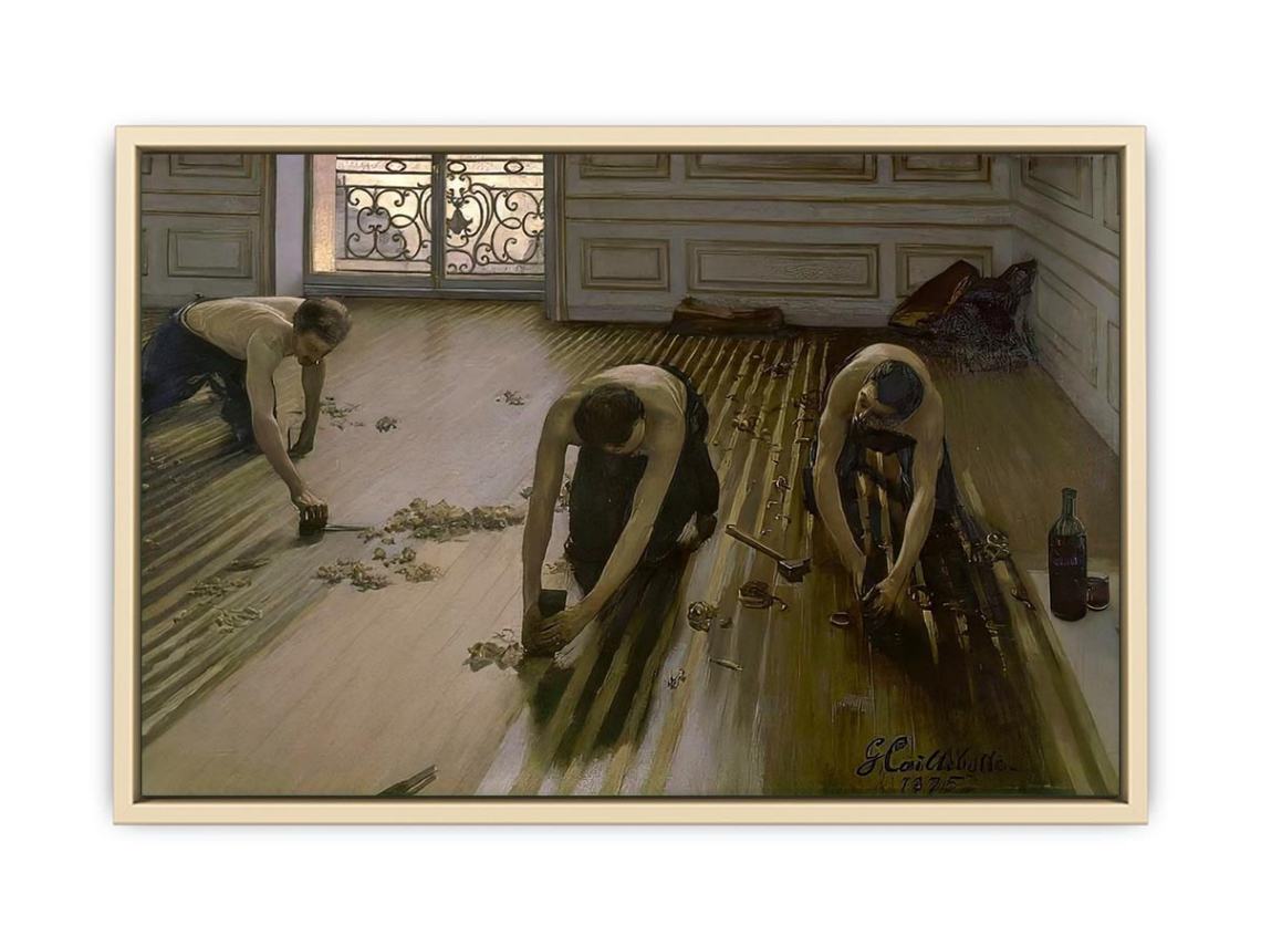 The Floor Scrapers 1875  Art Print