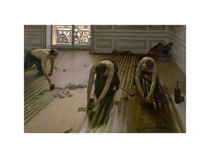The Floor Scrapers 1875 by Gustave Caillebotte