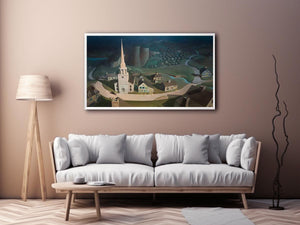 The Midnight Ride of Paul Revere by Grant Wood Painting 