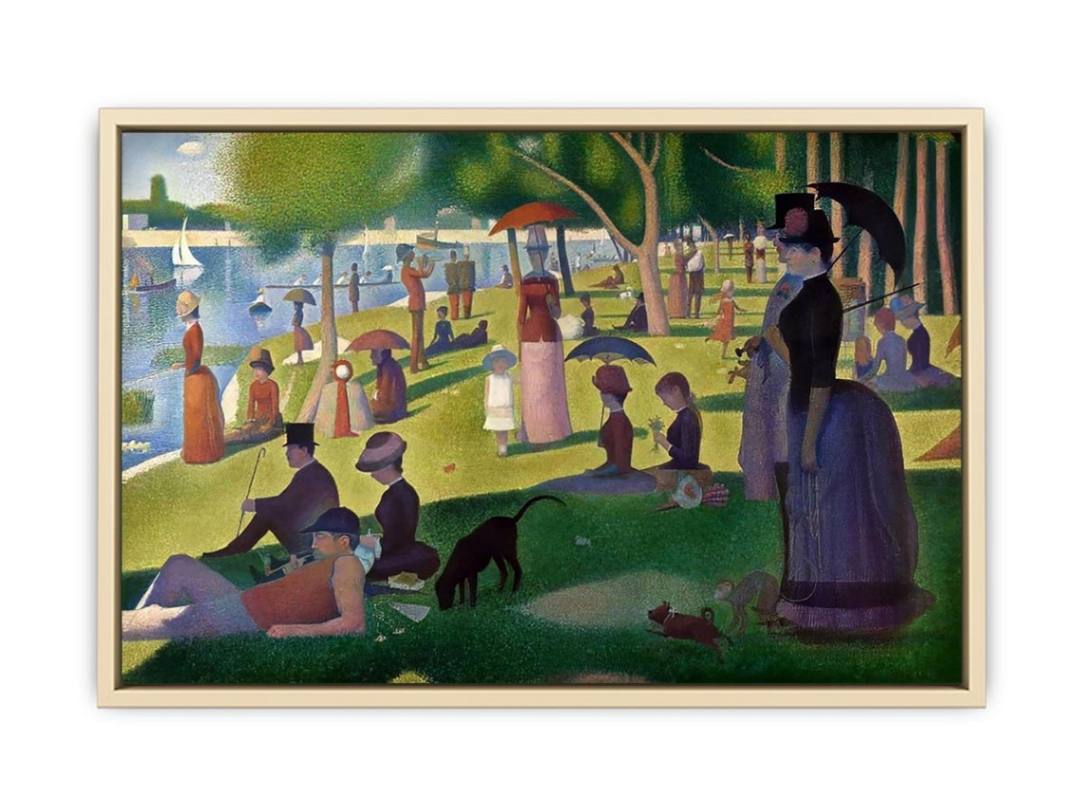 A Sunday Afternoon on the Island of La Grande Jatte  Art Print