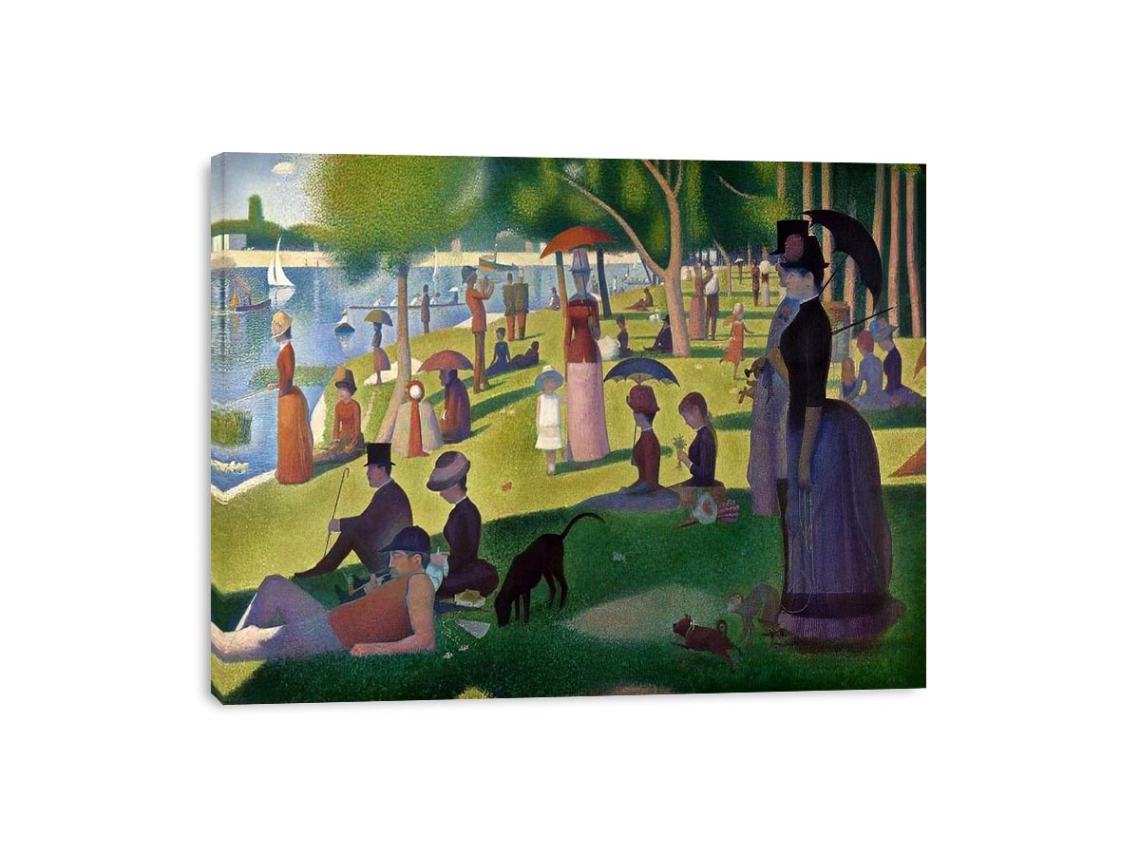 A Sunday Afternoon on the Island of La Grande Jatte by Georges Seurat Painting 