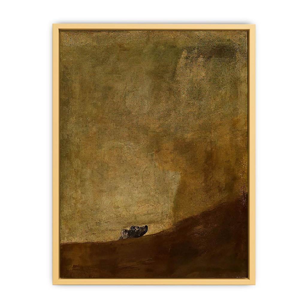 The Dog Streched canvas
