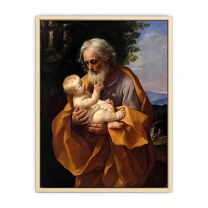 St Joseph with the Infant Jesus c. 1635  Art Print