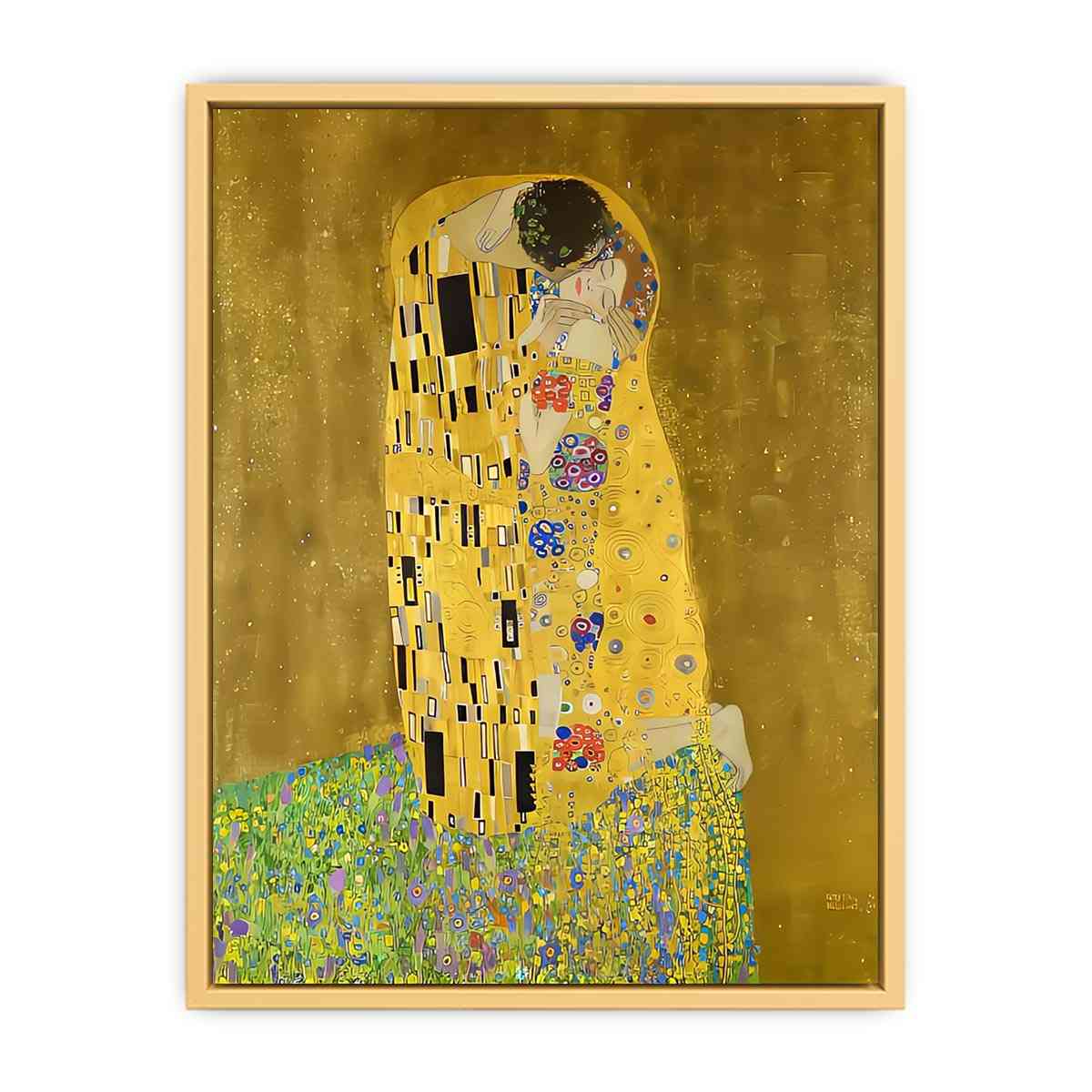 The Kiss by Gustav Klimt Streched canvas